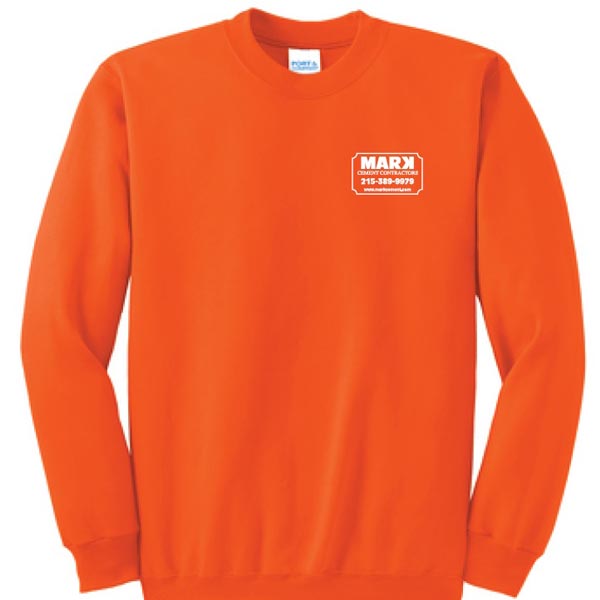 Orange Sweatshirt - Mark Cement